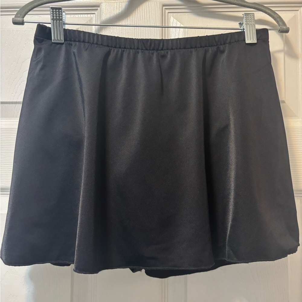 Talbots/ Miraclesuit Black Shaping Swim Skirt